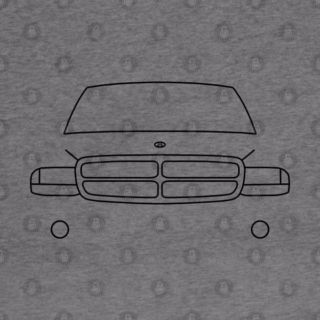 Classic Durango SUV outline (black) by soitwouldseem